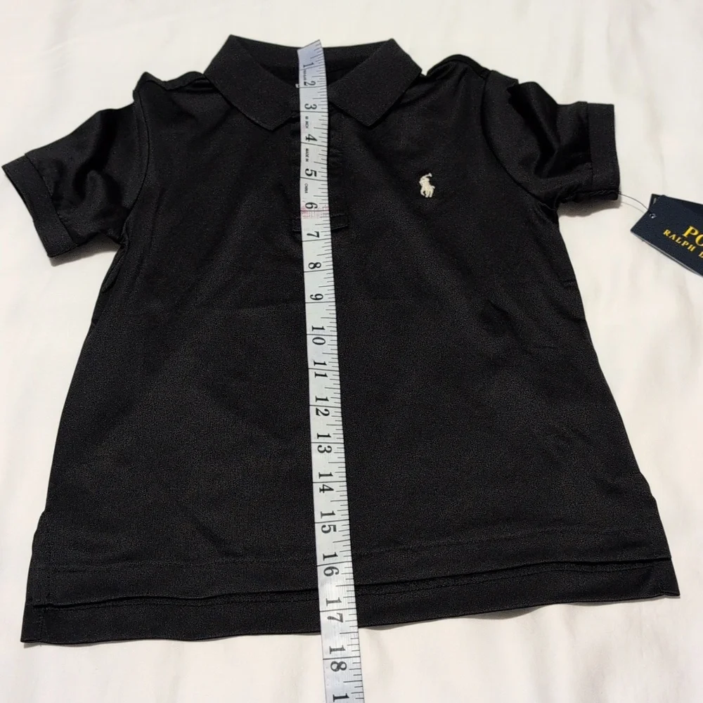 POLO Ralph Lauren Boy's black T-shirt size 3. - Picture 8 of 10